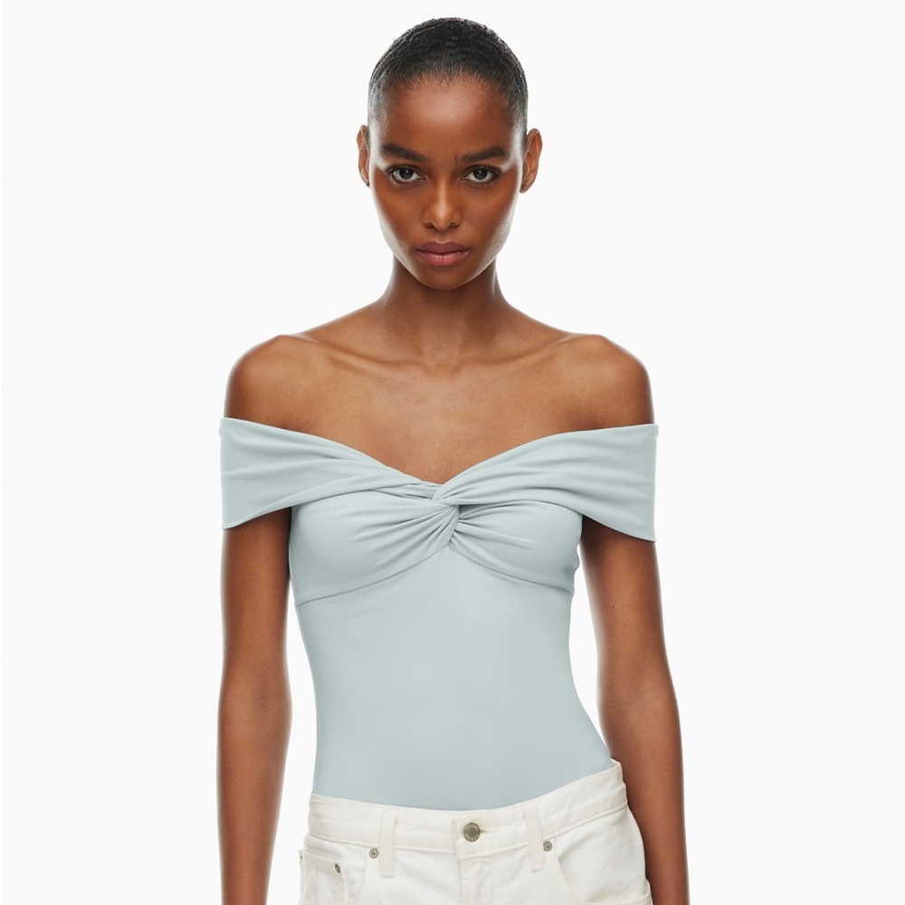 ARITZIA Contour Twist Off-shoulder Top